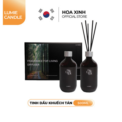 [Nhập Khẩu] Tinh Dầu Thơm Phòng Cao Cấp LUMIE DIFFUSER 500ml/chai (Chai nhựa)
