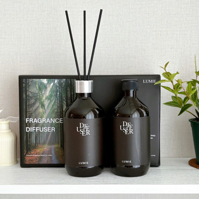 SET 2 Chai Tinh Dầu Thơm Phòng Cao Cấp LUMIE DIFFUSER 500ml/chai (Chai nhựa)