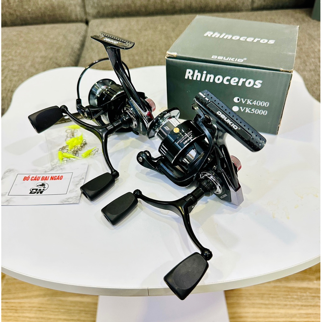 Máy Câu Cá Lure Deukio VK (Tay quay Đôi ) chuẩn hãng deukio