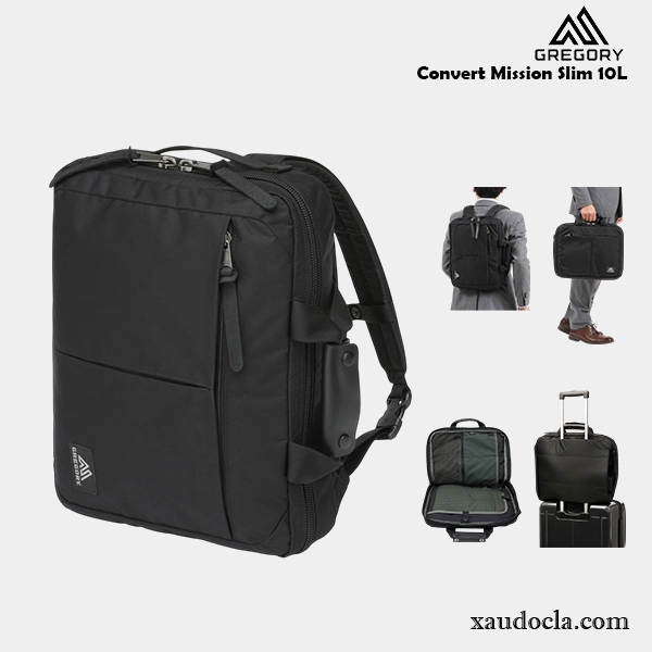 Balo Công Sở Đựng Laptop Có Quai Xách GREGORY Convert Mission Slim 10L