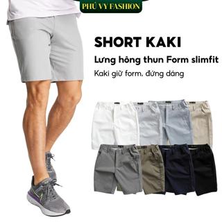 Quần Short Nam, Quần Short Kaki Hàn Quốc Phú Vy Fashion Kaki Co Giãn, Bền Màu Thời Trang Trẻ Trung (QS9901)