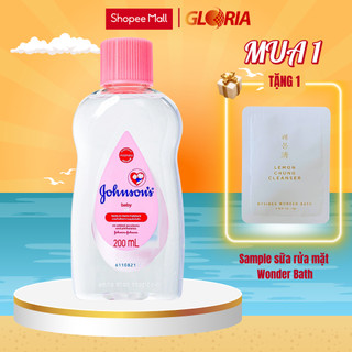  Dầu Dưỡng Ẩm Mát Xa Johnson's Baby Oil 200ml 