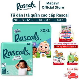  Bỉm rascal friend tã rascal and friend cao cấp NewZealand bỉm tã rascal and friends chính hãng 