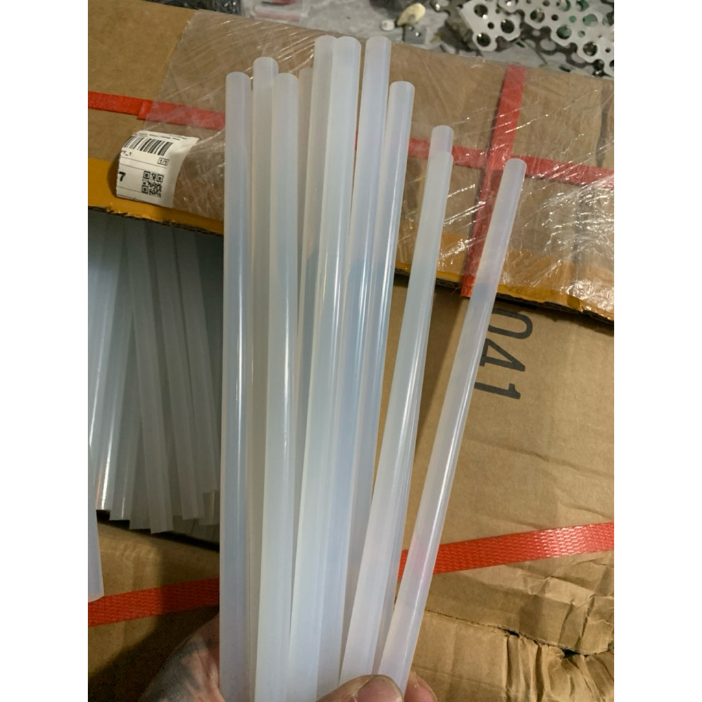[GIÁ SỈ] 10 Que Keo Nến Silicon Siêu Dính 11mm x 30cm - Chuyên Dụng Dán Cell Pin, Linh Kiện, Đóng Gói Thùng Carton