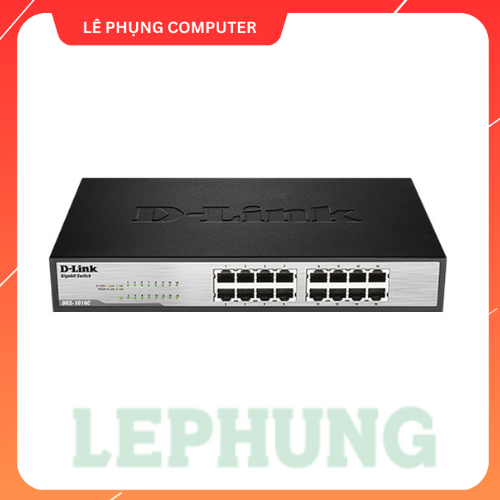 Switch D-Link DGS 1016C 16 |  DGS-1016S -Port 10/100/1000 Mbps (sắt)-bảo hành 3 năm