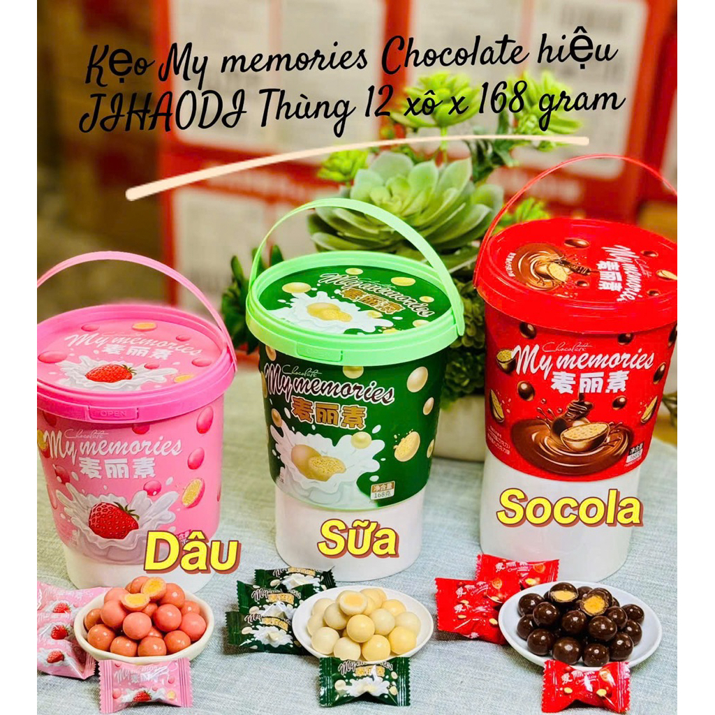 KẸO SOCOLA XÔ MY MEMORIES 168gr
