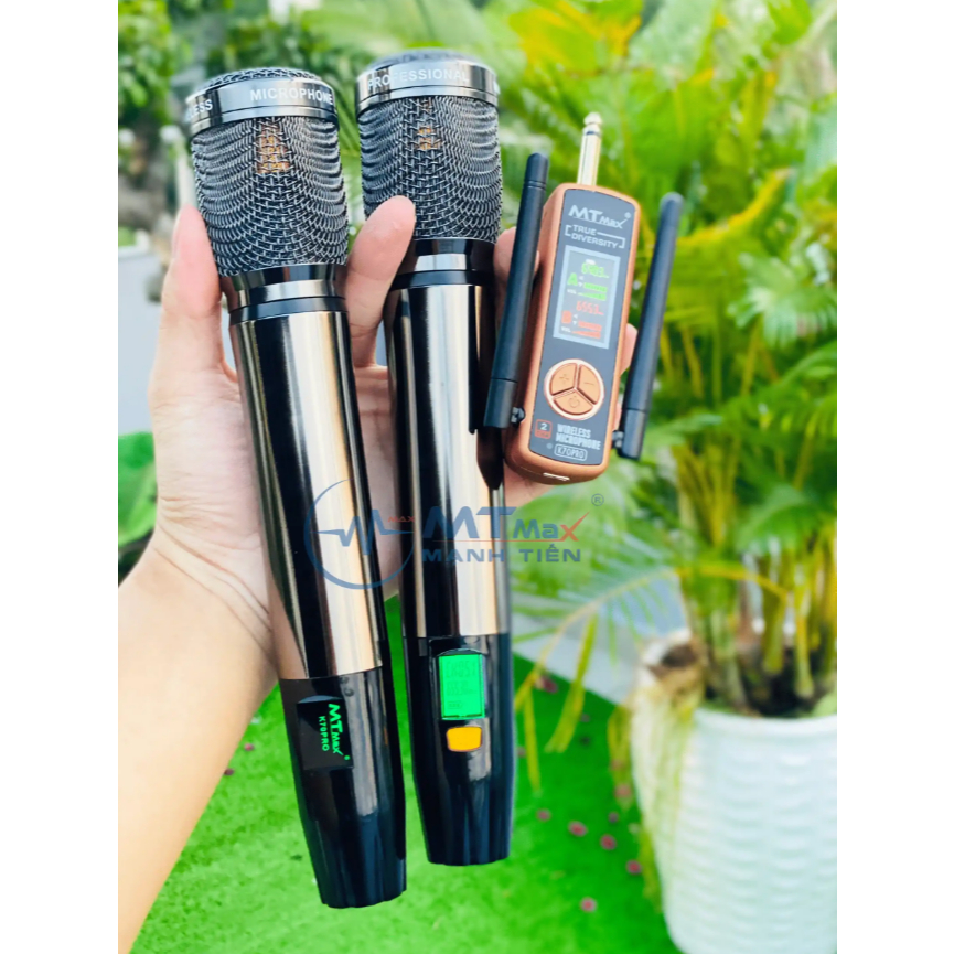 Micro Không Dây Karaoke MTMAX K70Pro, Micro Karaoke Đa Năng Chất Liệu Hợp Kim, Chống Hú Hiệu Quả.