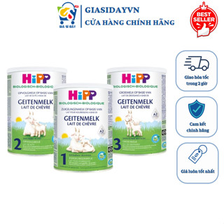(Date 2027) Sữa Dê Hipp Organic Đạm A2 Đủ Số 400g - Sữa Bột Công Thức