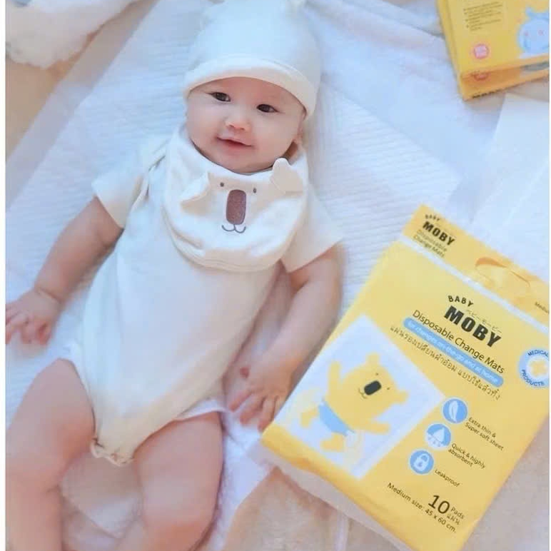 Bỉm miếng vệ sinh Moby cho bé