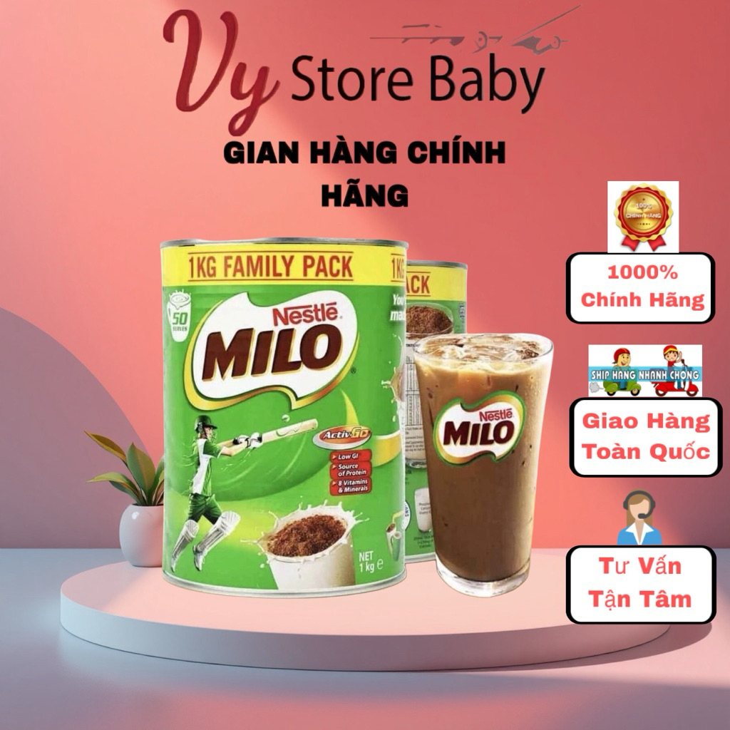 Milo úc 1KG NỘI ĐỊA CHUẨN ÚC [Date mới nhất]
