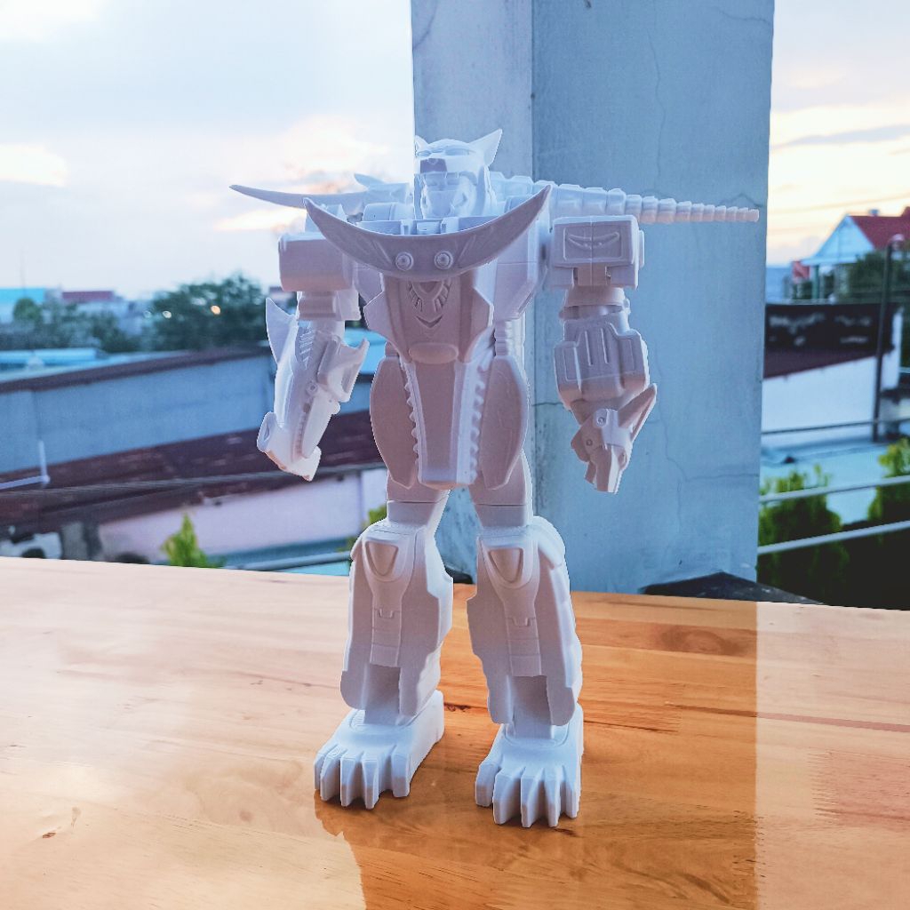 [Gaoranger] Phôi Mô Hình Gao Hunter Justice in3d FDM