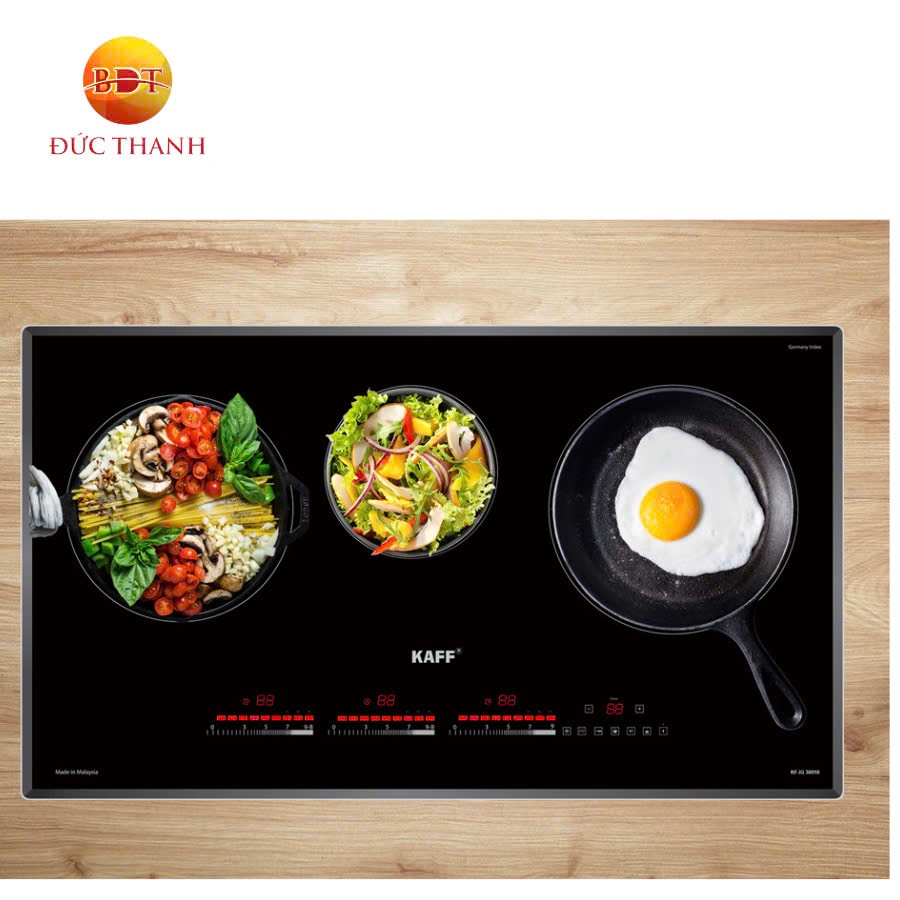 Bếp 3 Từ KAFF IG3001II Made In Malaysia, Bảo Hành 5 Năm Tại Nhà