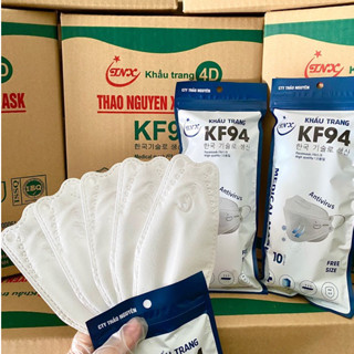 Free Ship -1 thùng 300 cái khẩu trang 4 lớp Kf94 TN Mask 4d Hàn Quốc chống bụi mịn và kháng khuẩn cực tốt