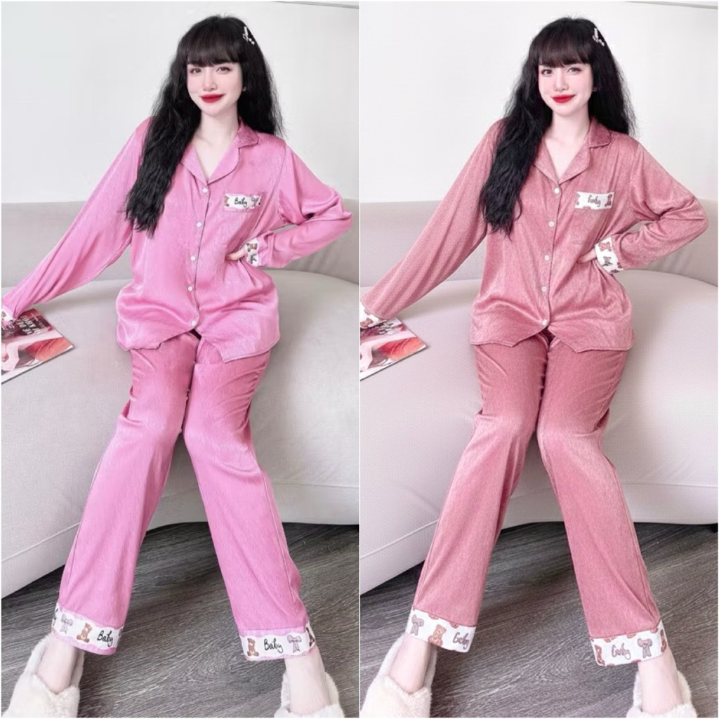 Đồ Bộ Lụa Bigsize Cao Cấp - Mẫu Hot - Chất Mát - Tôn Dáng