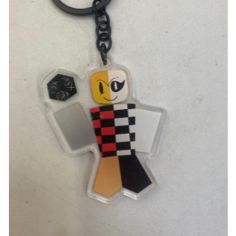 Devesto Die Of Death Forsaken Keychain Roblox forsaken double sided keychain acrylic Roblox Xmas gif