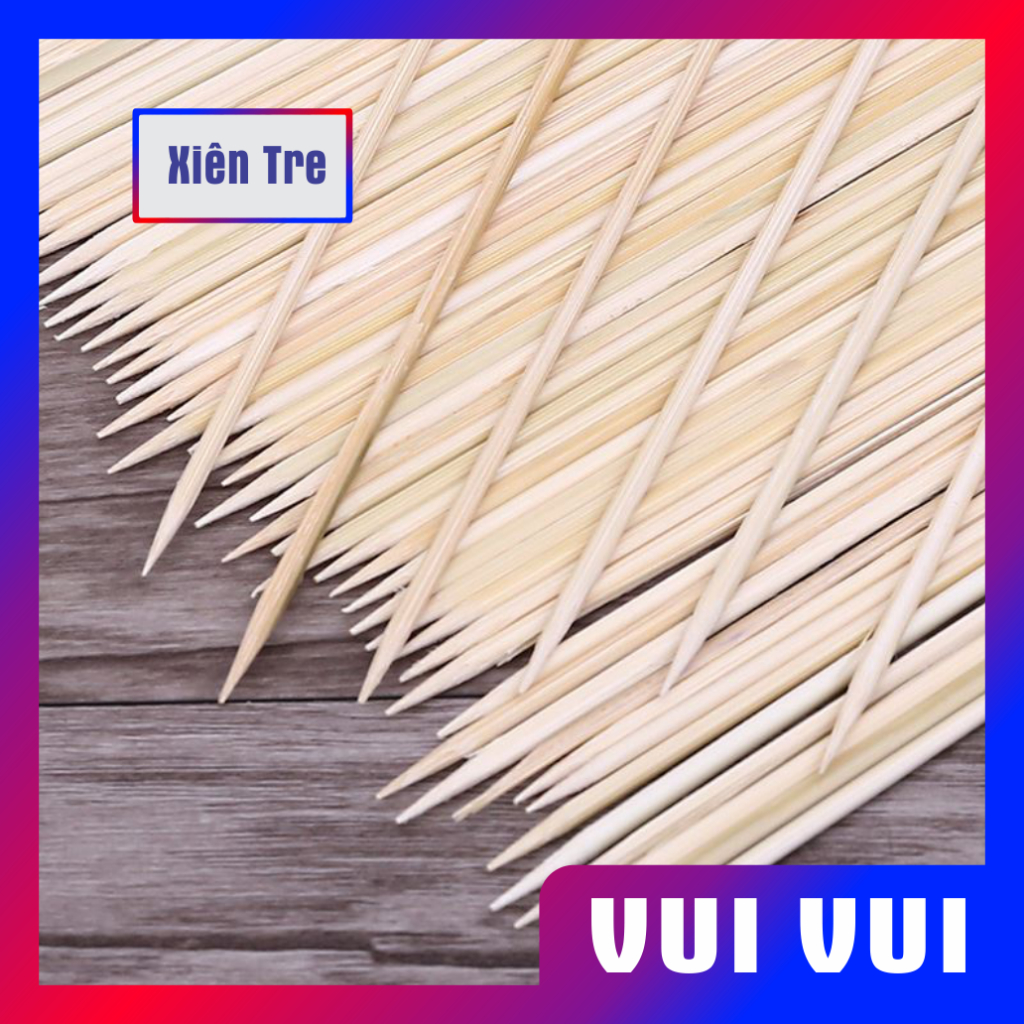 Xiên que 15 / 20 / 25 / 30cm - Bịch 500g
