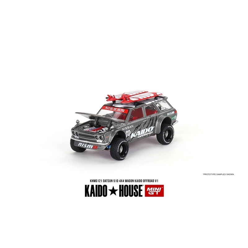 Mô hình xe Datsun KAIDO 510 Wagon 4x4 Kaido Offroad V1 tỉ lệ 1:64 Kaido House KHMG121