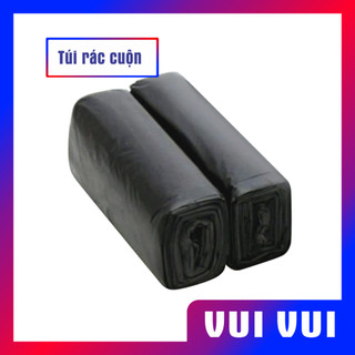 Túi rác cuộn đen tiện dụng cắt sẵn rãnh xé