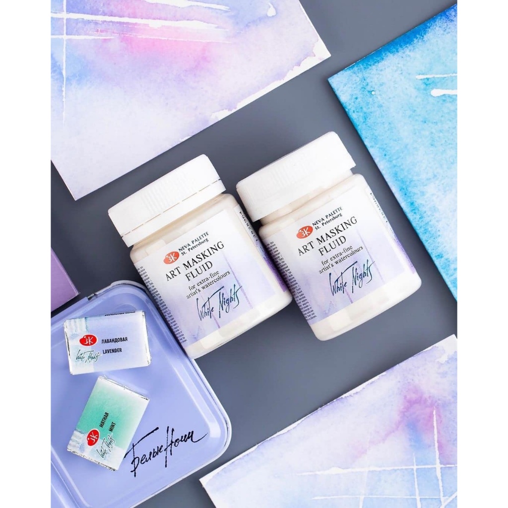 (Hỏa tốc) Keo chặn màu White Nights THEARTSHOP