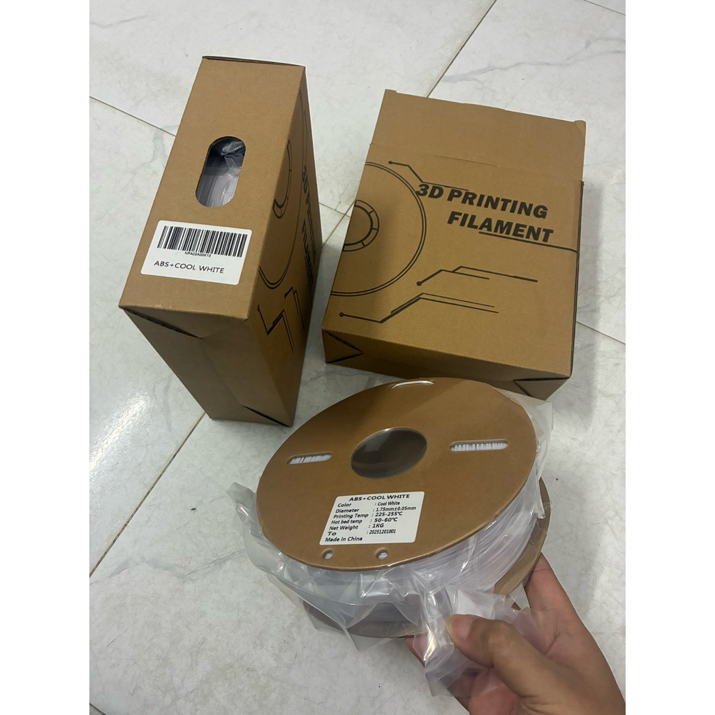 Nhựa in 3d FDM ABS+(màu trắng)