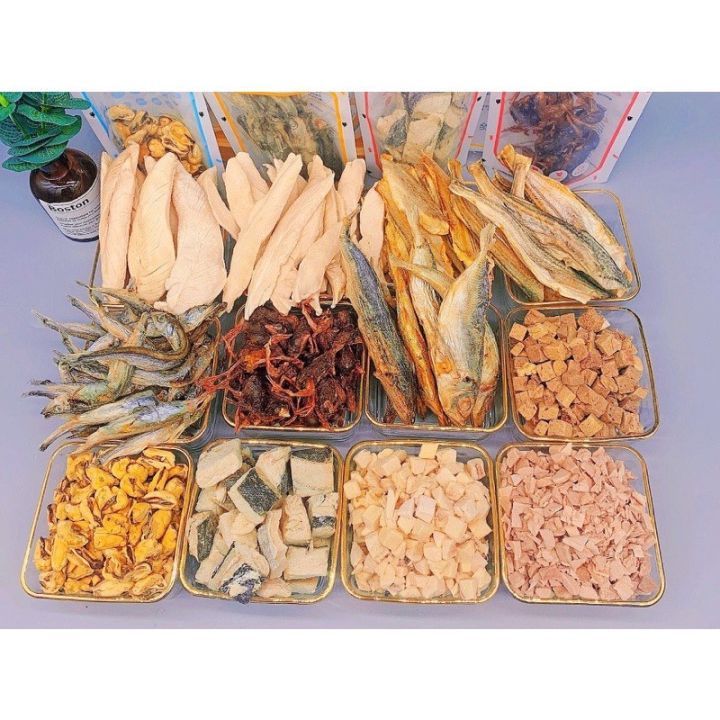 GÀ VIÊN - GÀ CỎ MÈO - GAN SẤY - THỊT SẤY TỔNG HỢP ỨC GÀ SẤY KHÔ CHO CHÓ VÀ MÈO