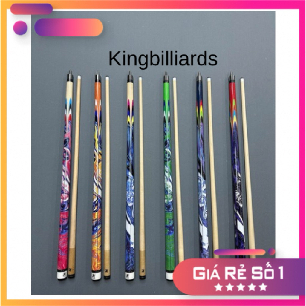 Cơ adam 3C, Cơ bida ngọn mộc 12mm chơi 3c, Tặng kèm bao da