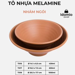 Tô Nhựa Melamine Nhám Ngói -Fataco