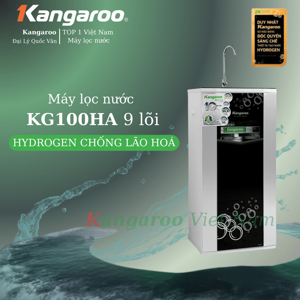 [Hoả Tốc] Máy lọc nước Kangaroo Hydrogen KG100HA  - Free lắp đặt HCM cũ