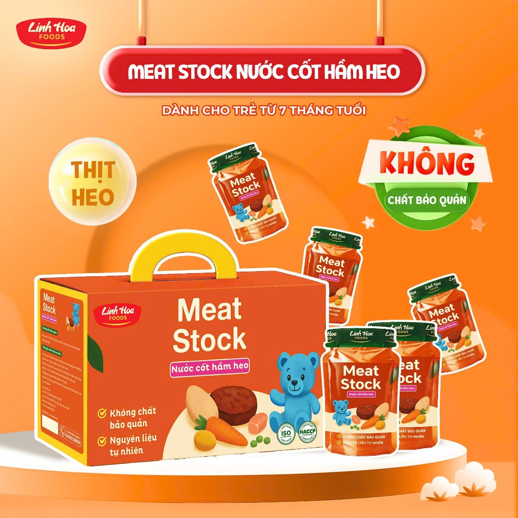 [Meat stock] Nước cốt hầm Heo - 70ml - LINH HOA FOODS