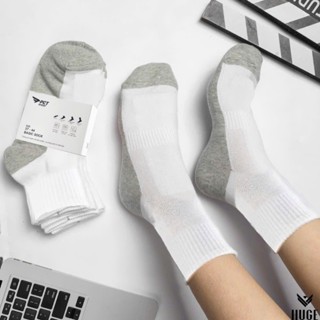  Combo 5 Tất Vớ Nam Nữ Cổ Cao PM Cotton Êm Ái Dày Dặn Thoáng Khí Chống Hôi Chân Kháng Khuẩn 
