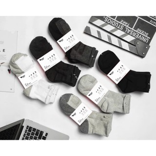  Combo 5 Tất Vớ Nam Nữ Cổ Cao PM Cotton Êm Ái Dày Dặn Thoáng Khí Chống Hôi Chân Kháng Khuẩn Boxer nam 