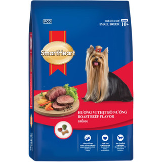 Thức ăn hạt cho chó trưởng thành giống chó nhỏ Smartheart Small Breeds Roast Beef Flavor 1.3kg