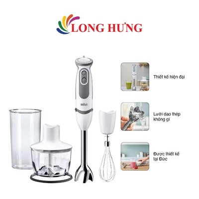 Máy xay sinh tố cầm tay Braun - MQ5235WH CN - Hàng chính hãng