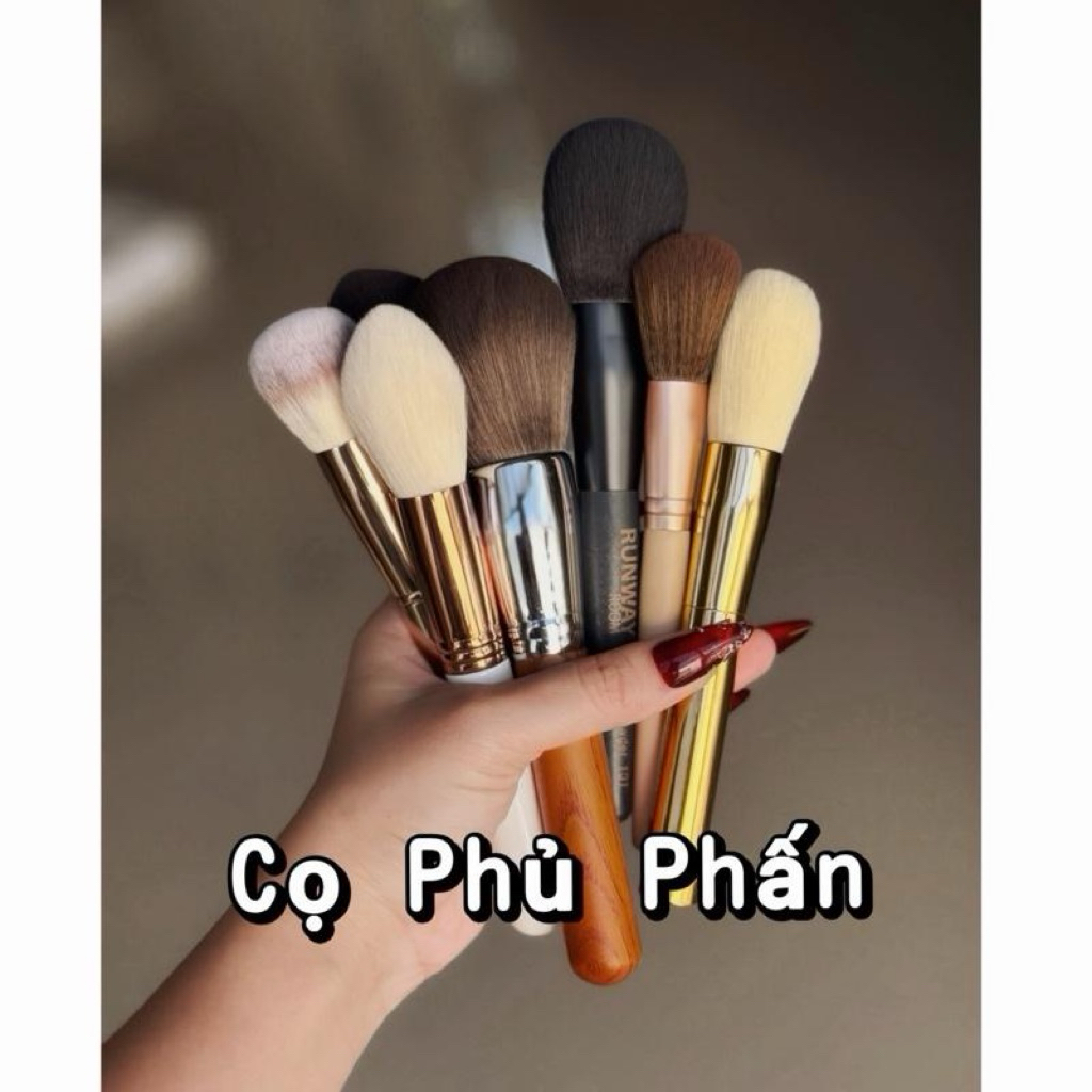 [CỌ PHỦ PHẤN] Cọ phủ phấn các loại từ phấn bột đến phấn nén các kích thước
