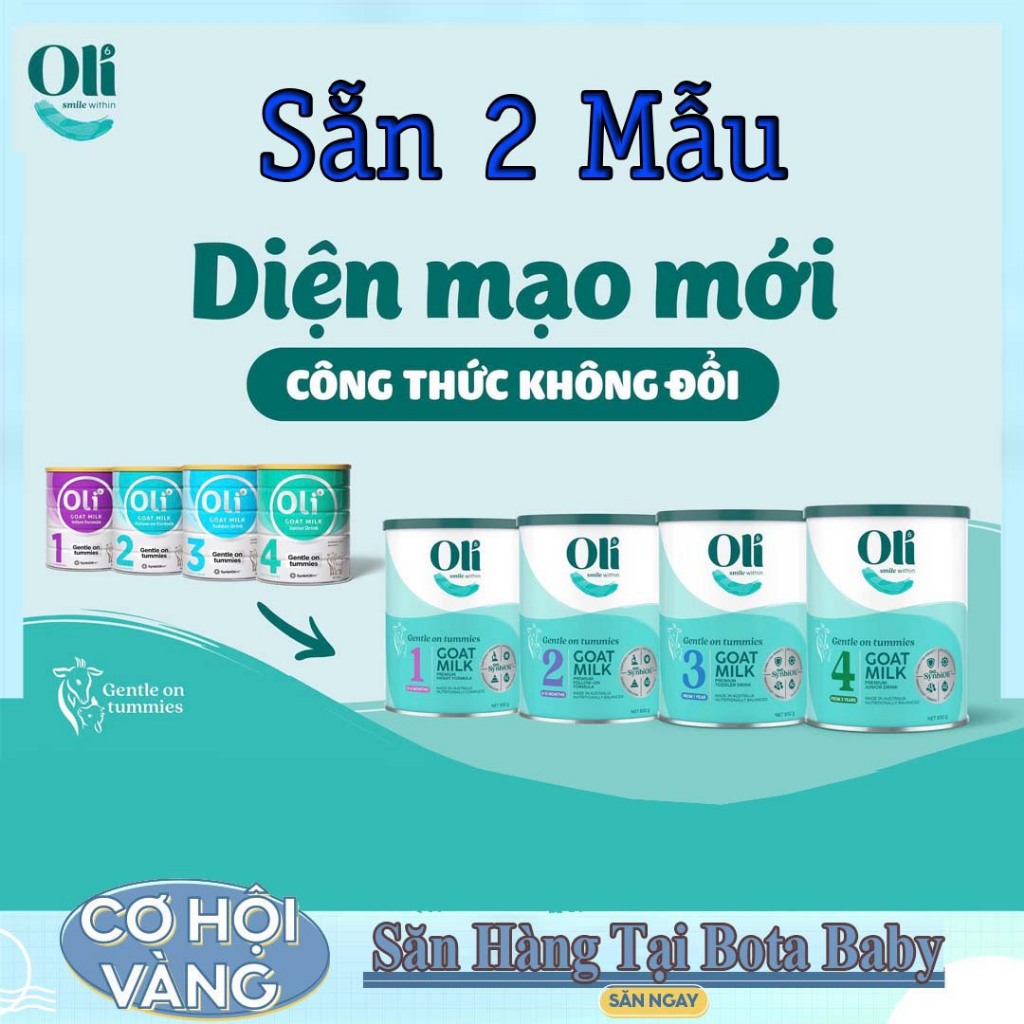 [Hàng Nhập Khẩu] Sữa Oli6 Dê đạm A2 Êm Bụng Dễ Tiêu Hóa Tăng Sức Đề Kháng