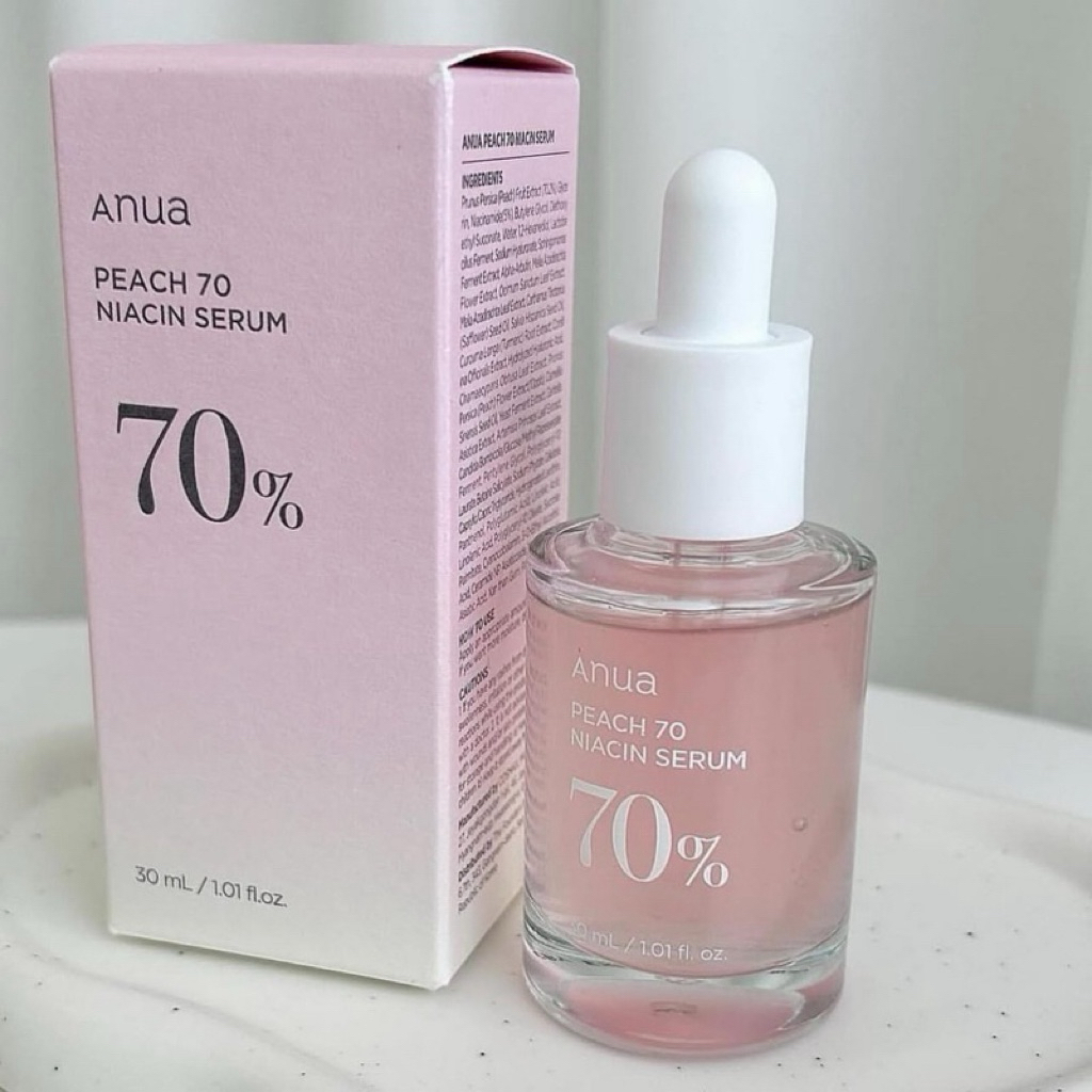 [CHÍNH HÃNG 100%] TINH CHẤT SERUM ĐÀO ANUA PEACH 70% NIACIN SERUM 30ML