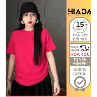  Áo Thun HIADA Cổ Tròn Chất Vải Cotton Thoáng Mát  Áo Phông Nữ Babytee HIADA In Chữ Siêu Đẹp 