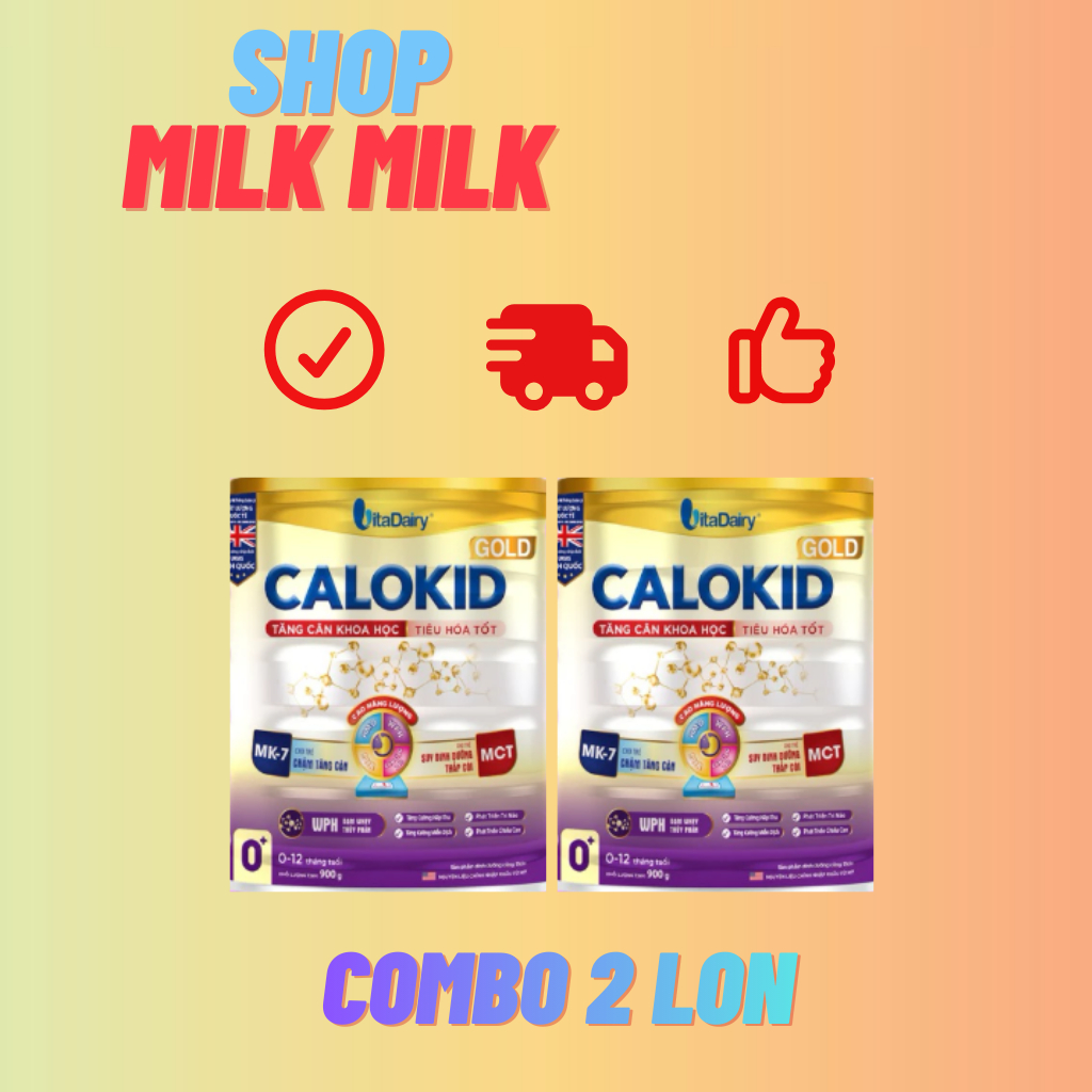 [Chính hãng]Combo 2lon Calokid0+ lon 400gr(Date mới)
