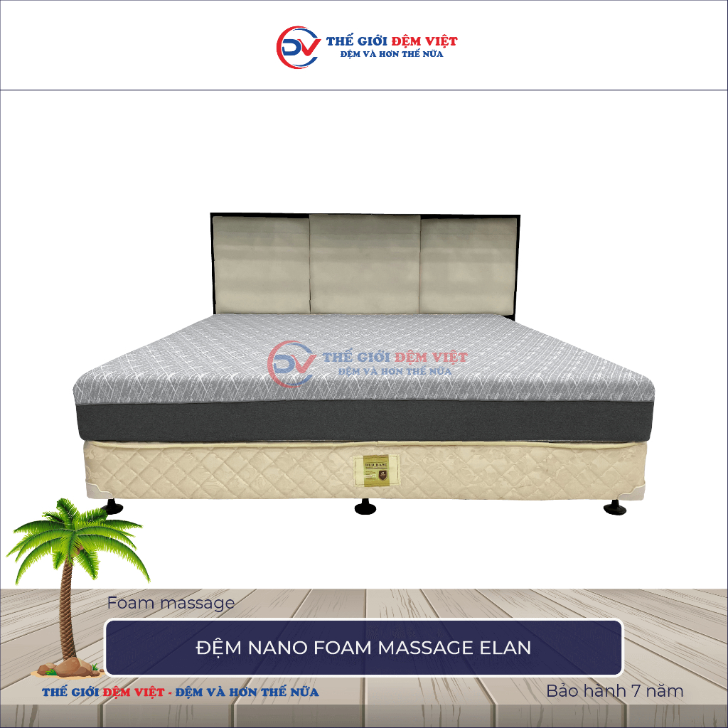 [FREE SHIP MỘT PHẦN] ĐỆM NANO FOAM MASSAGE ALIAS - ELAN - ÊM ÁI - KHÁNG KHUẨN - HÀNG CHÍNH HÃNG