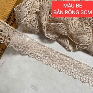 Ren thun viền ,có 8 màu , size 3cm (5 mét)