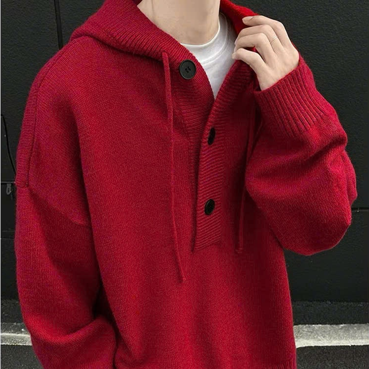 Áo len cho nam Cadigan len AskMe bản len dệt kim, áo khoác ngoài len nữ form rộng