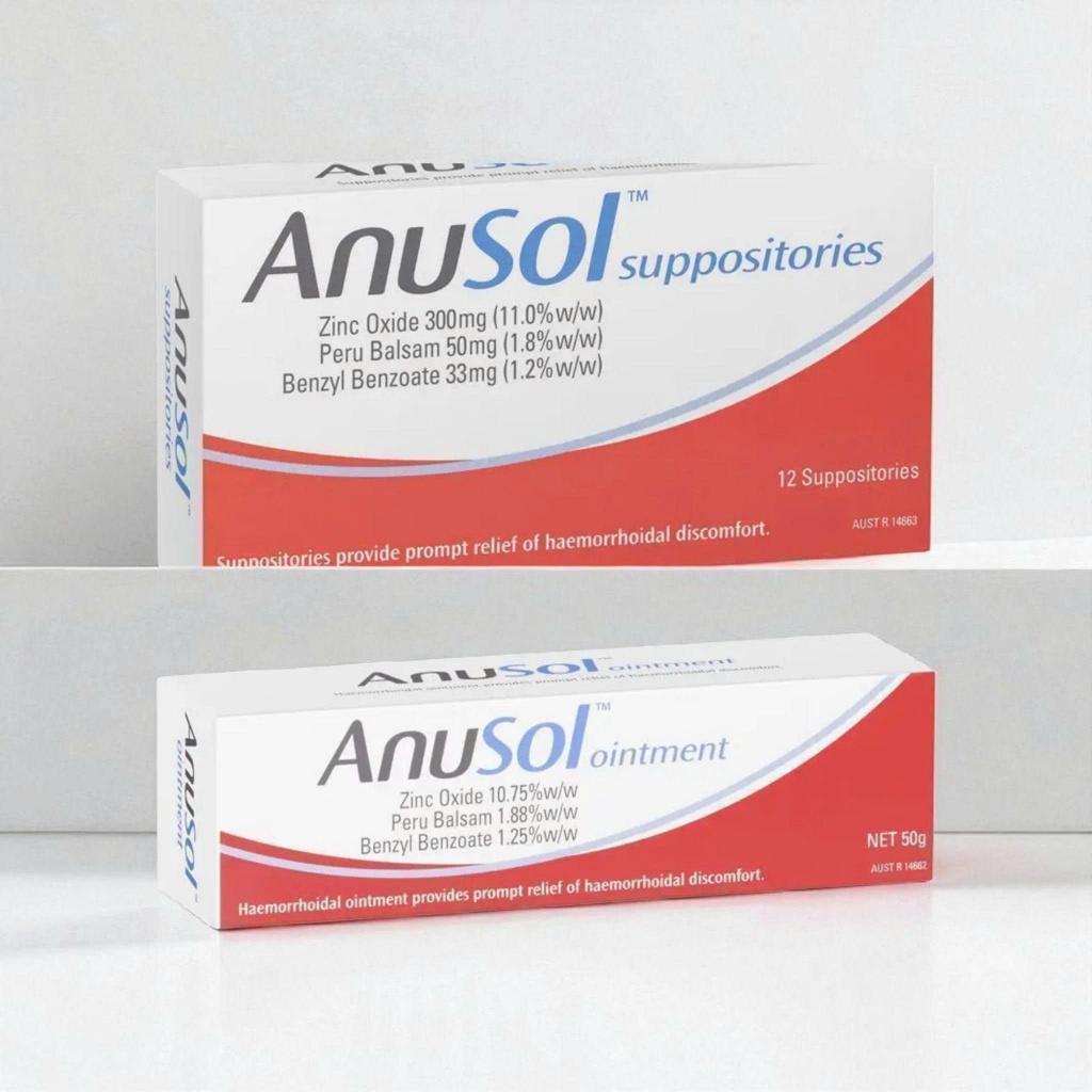 Anusol Suppositories 12 viên dạng đặt, dễ sử dụng, tiện lợi