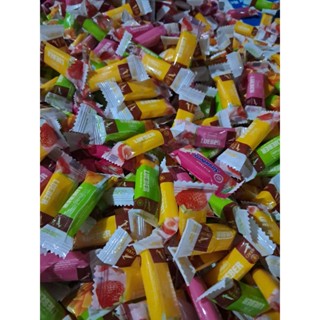  Bán Sỉ 1kg  kẹo dẻo sữa chua trái cây nhiều vị ngẫu nhiên 