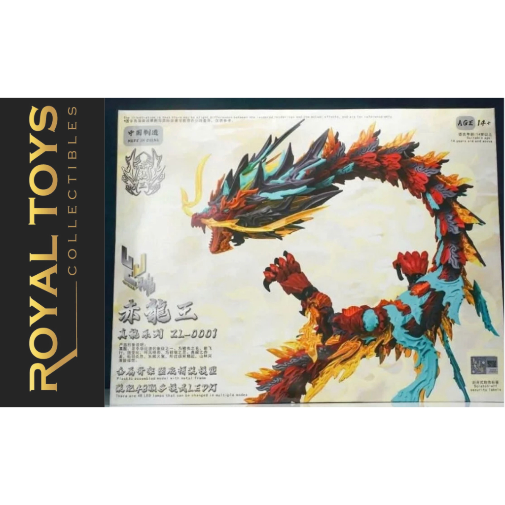 [HOẢ TỐC-HÀNG CÓ SẴN] Mô Hình Lắp Ráp Shenx Diecast Frame ZL-0001 Chilong/Red Dragon Model Kit Đầy Đ