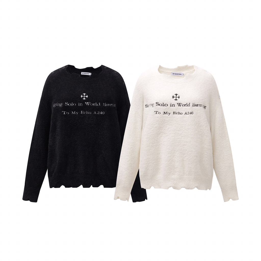 [ TRYST ] Áo Sweater Len Lông Dài Tay BFB C67