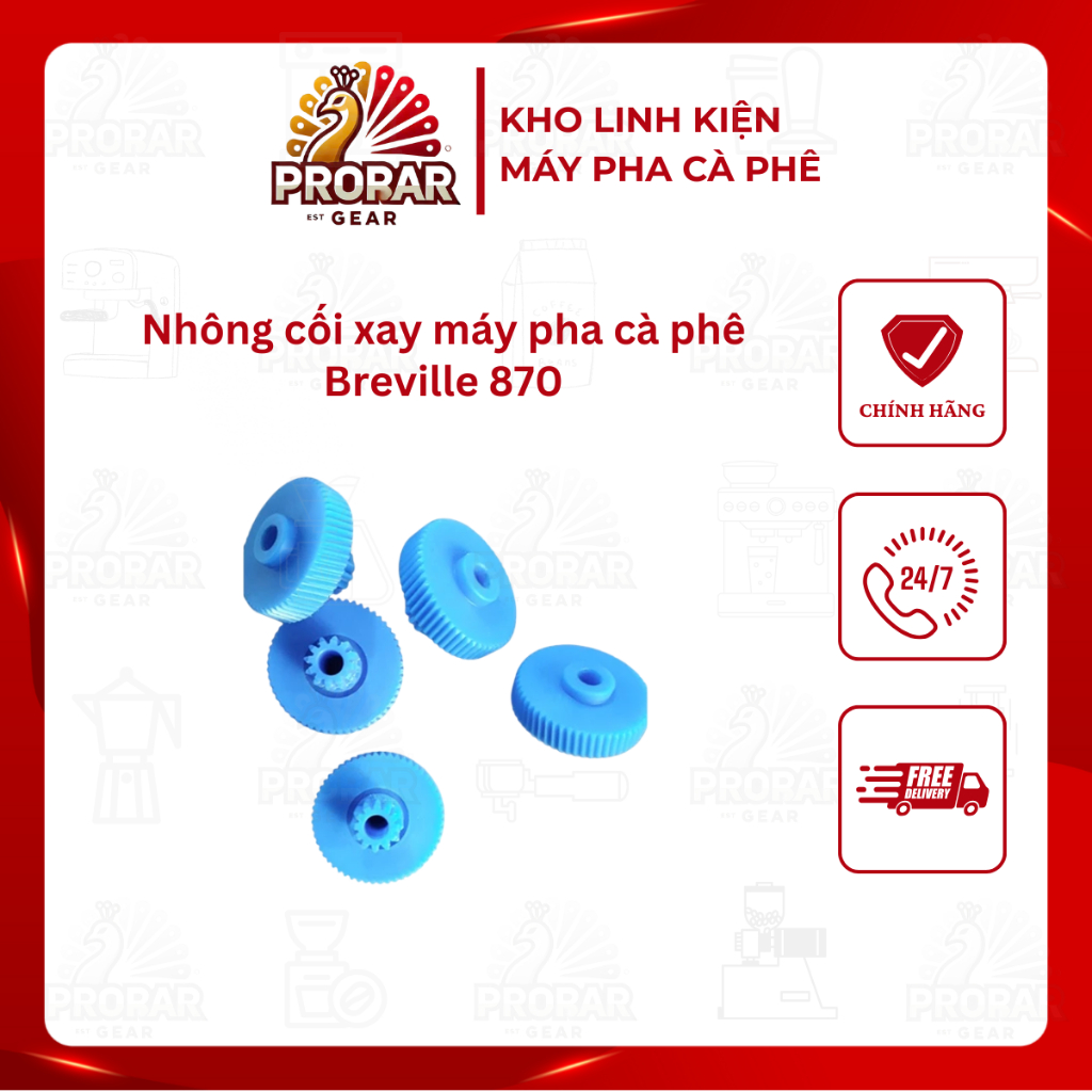 Nhông cối xay máy pha cà phê Breville 870 - Nhông Breville 870/878 - Linh kiện máy pha cà phê Brevil