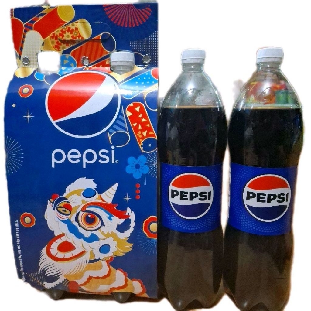 cặp quà tết nước ngọt pepsi ( cặp 2chai1500ml )đậm đà thơm ngon là nước giải khác uốn lạnh ngon tuyệ