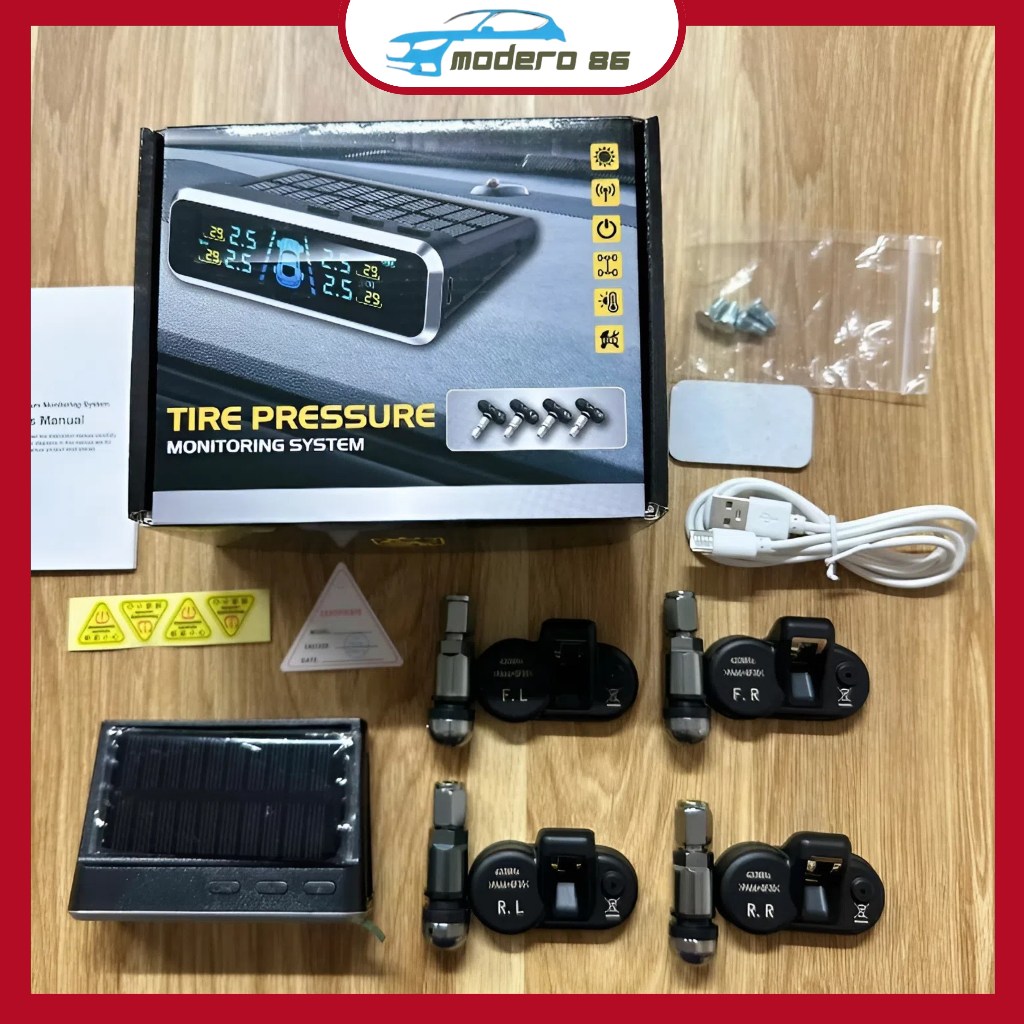 Cảm biến áp suất lốp ô tô OMINO PRO màn hình OLED Van trong