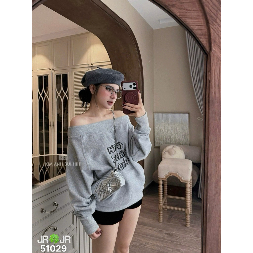 Áo thun trễ vai tay dài Tang Club KAB 51029 hot hit hàng QC Momo freesize