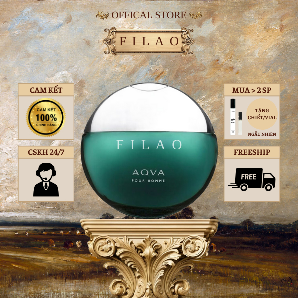 10ML | Nước hoa nam Aqva Pour Homme EDT | Filao Perfume